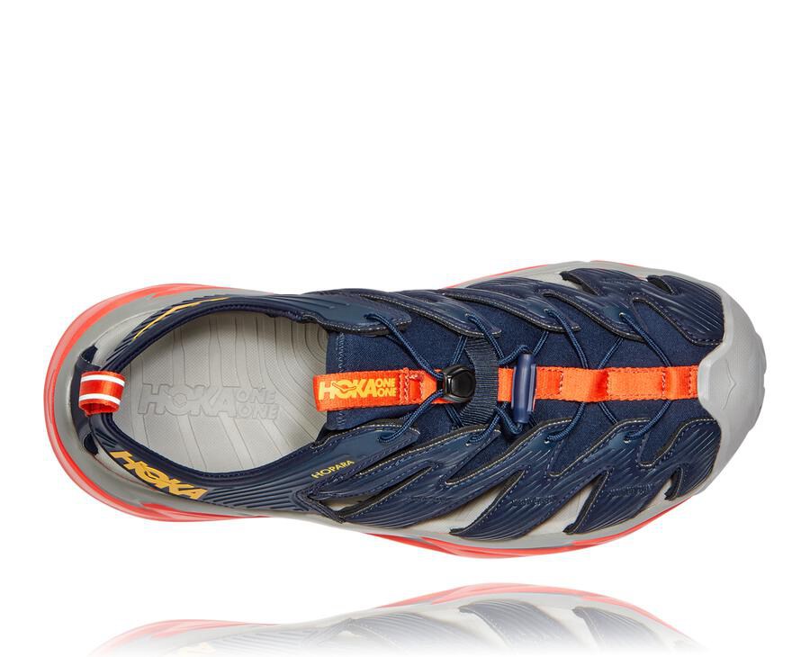 Hoka One One Sandals Mens Black/Red - Hopara - 07962XPFS